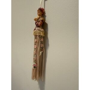 Victorian Lady Tassel Ornament  Vintage Style